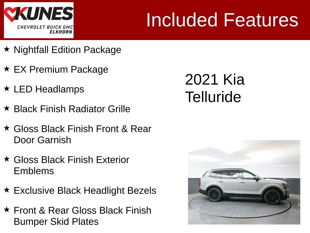 Used 2021 Kia Telluride EX w/ EX Premium Package AWD/4WD video 2