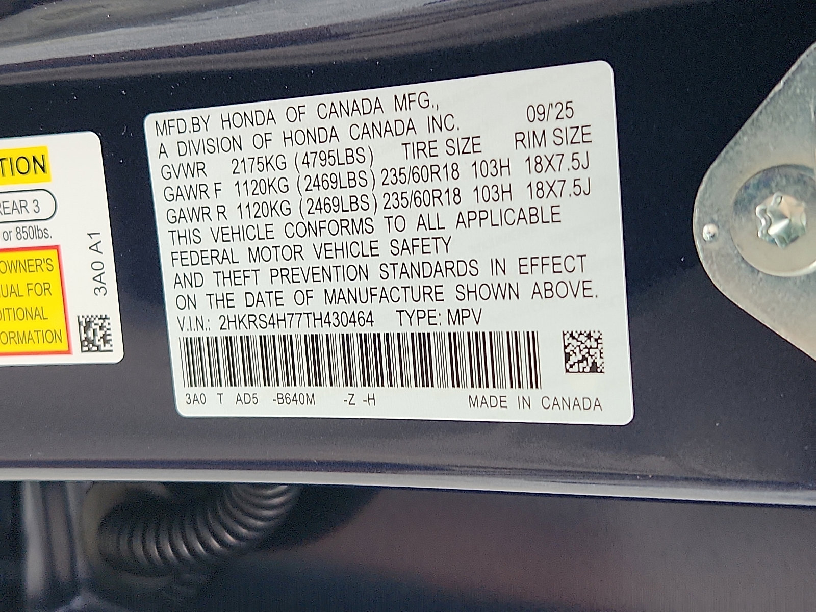 New 2026 Honda CR-V EX-L image 16