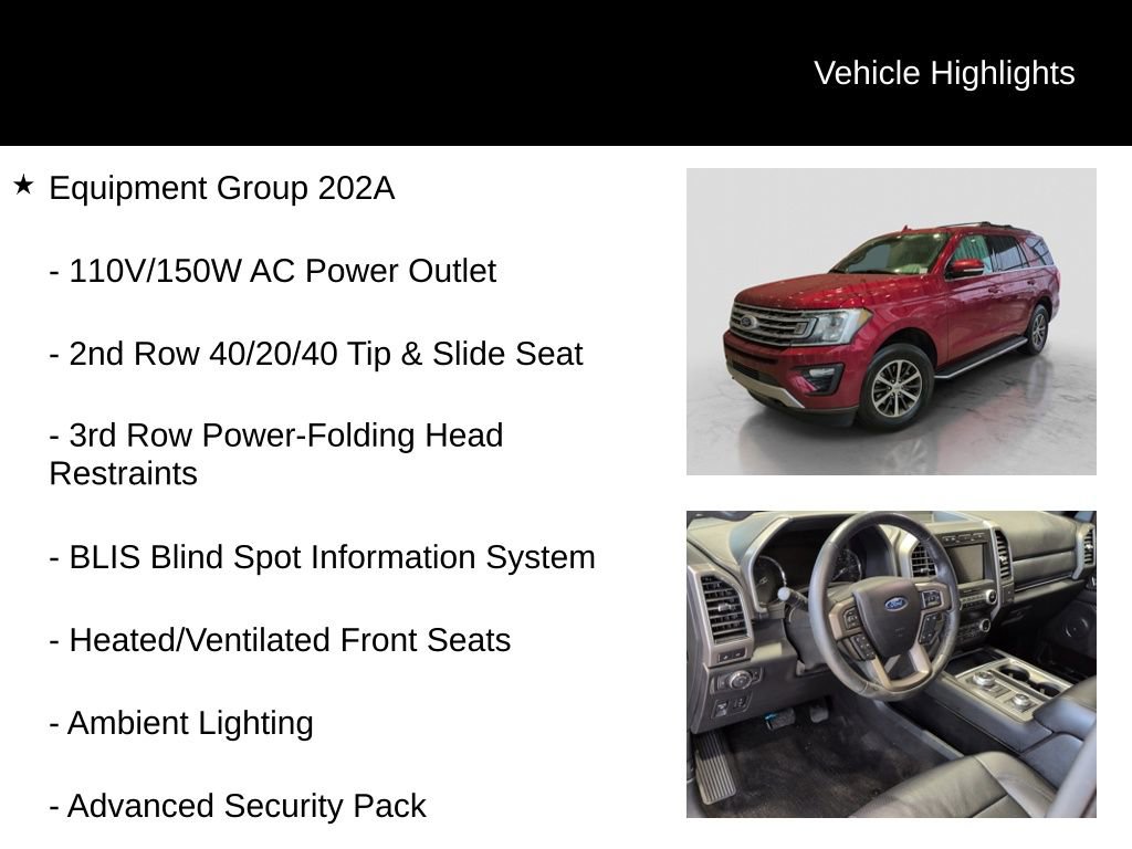 Used 2019 Ford Expedition XLT w/ Equipment Group 202A image 6