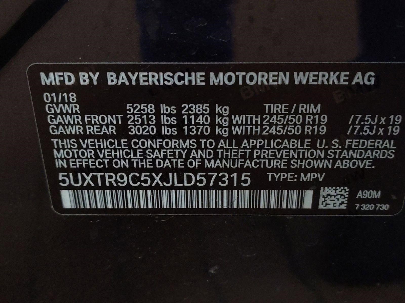 Used 2018 BMW X3 xDrive30i image 15