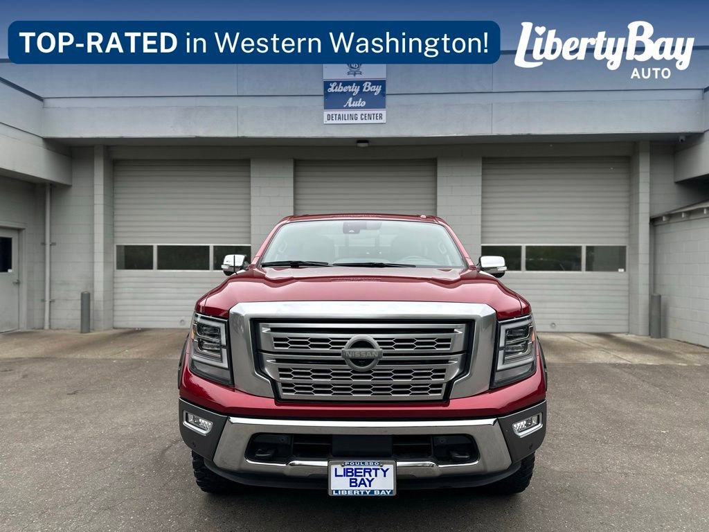 Used 2021 Nissan Titan Platinum Reserve w/ Moonroof Package AWD/4WD image 1