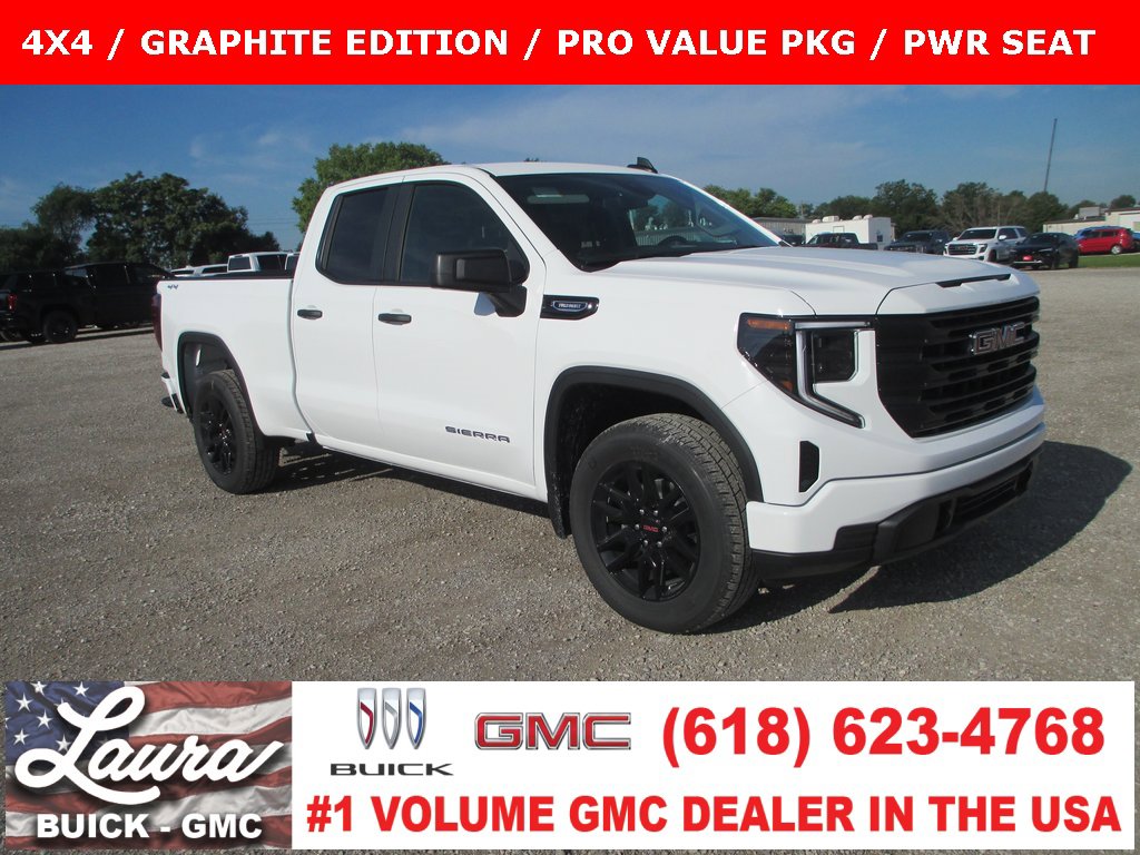 New 2025 GMC Sierra 1500 Pro w/ Graphite Edition