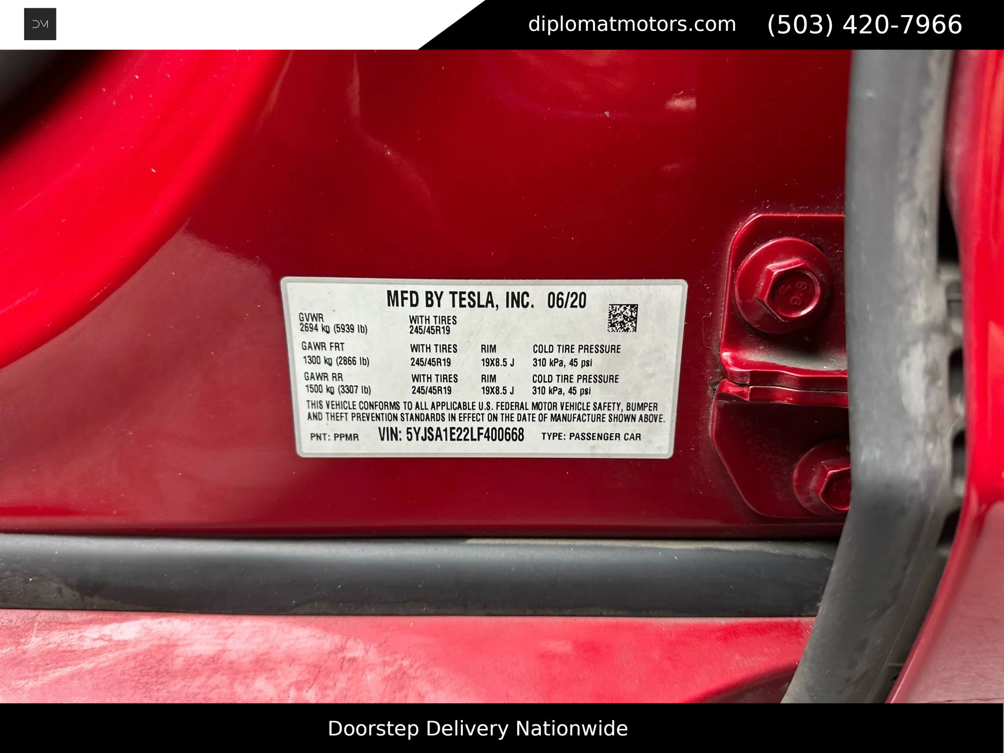 Used 2020 Tesla Model S Long Range Sedan 4D image 44