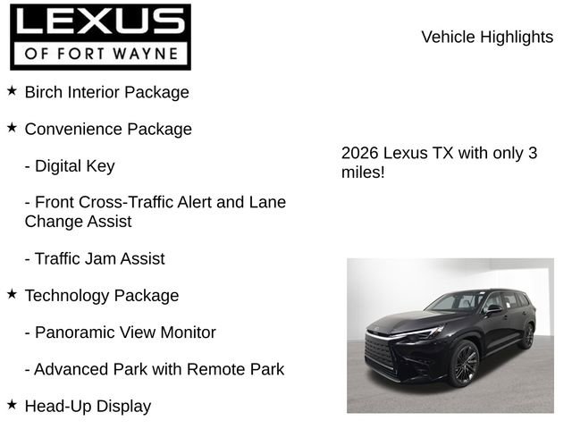 New 2026 Lexus TX 350 AWD image 7