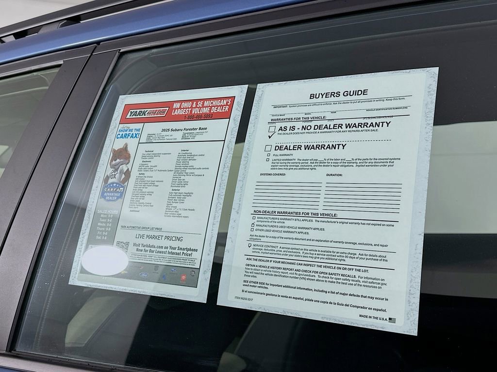 Certified 2025 Subaru Forester w/ Convenience Package #1 image 13