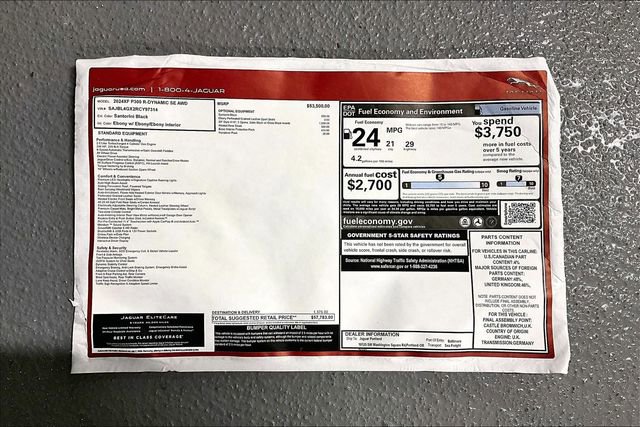 New 2024 Jaguar XF R-Dynamic SE image 12