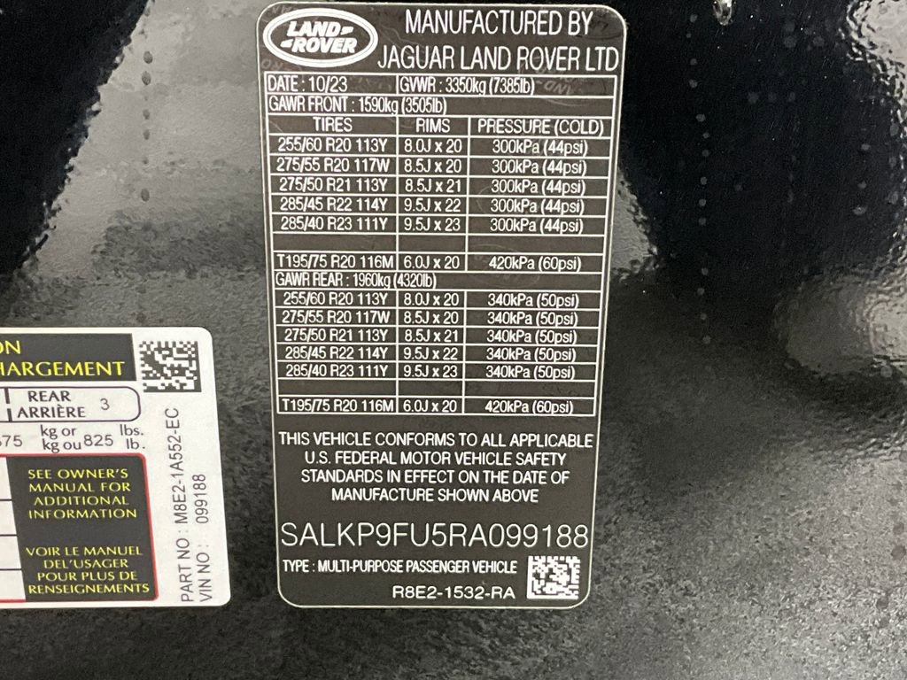 Certified 2024 Land Rover Range Rover SE AWD/4WD image 30