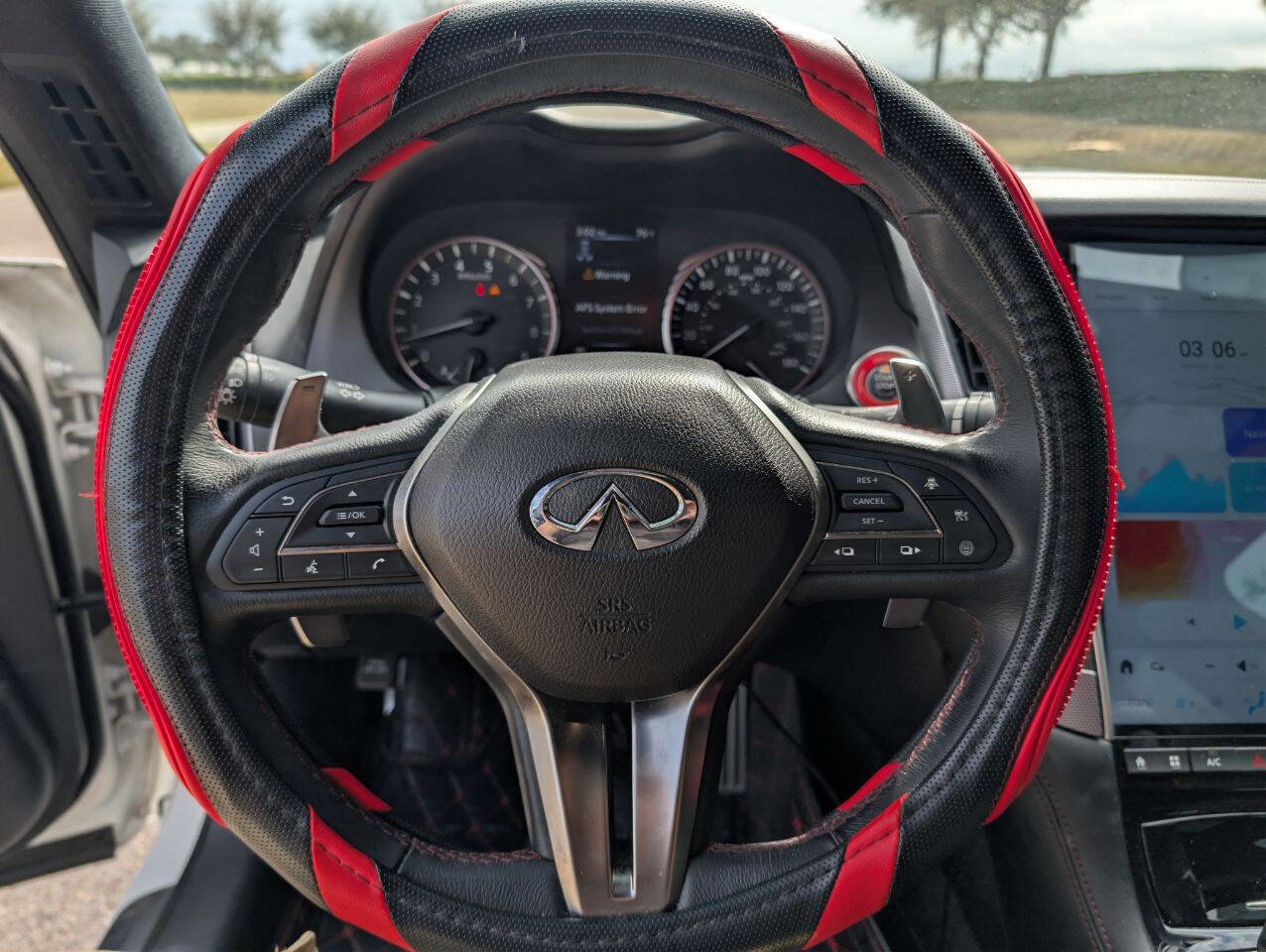Used 2019 INFINITI Q50 Red Sport 400 w/ Proactive Package image 23