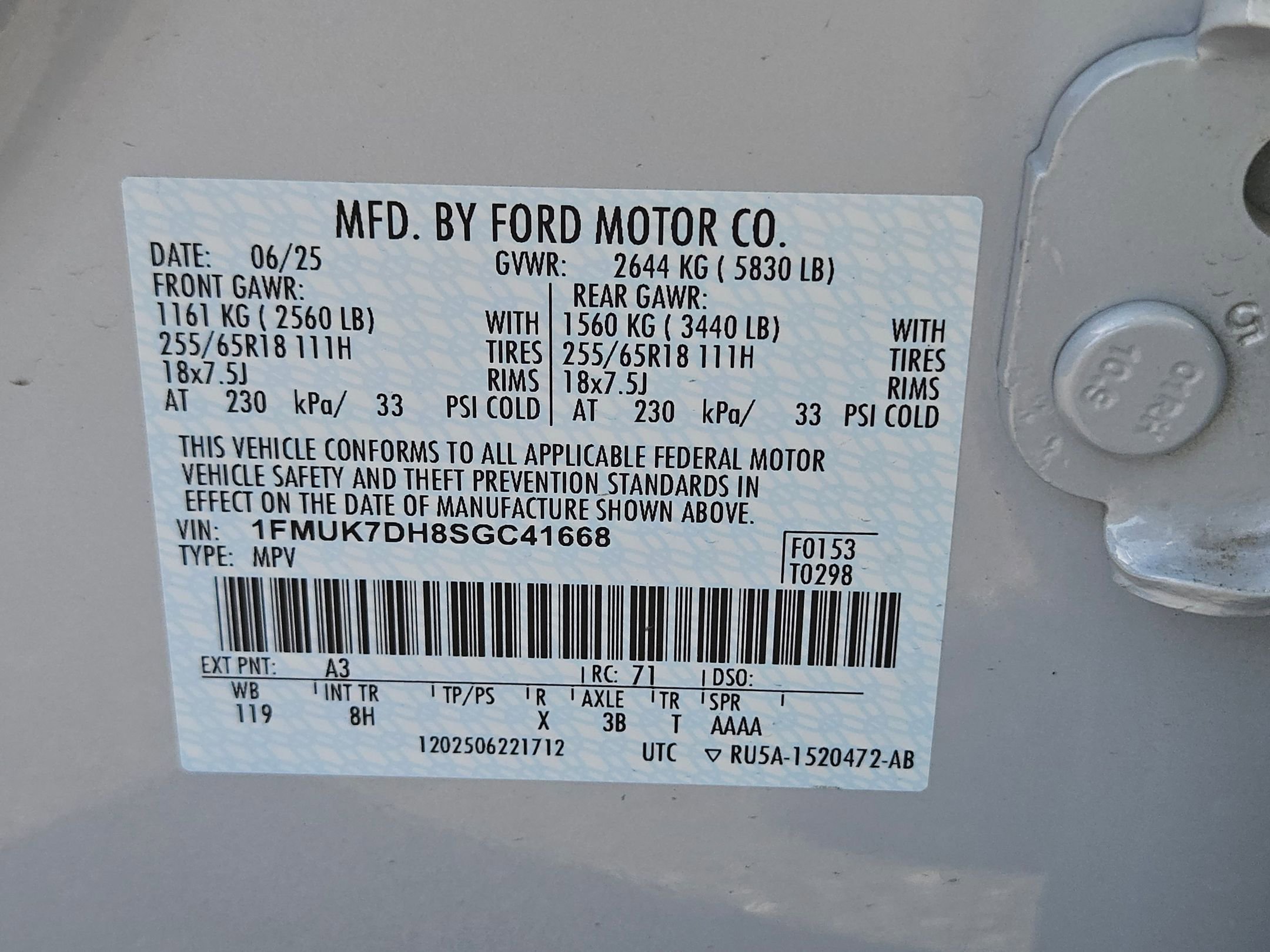 New 2025 Ford Explorer Active image 16