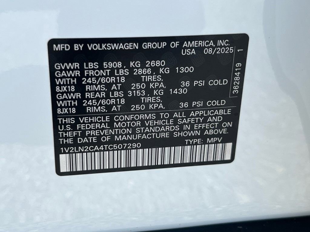 New 2026 Volkswagen Atlas SE image 31