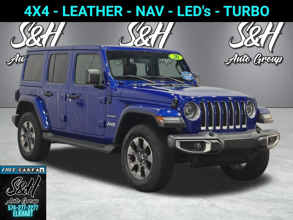 Used 2020 Jeep Wrangler Unlimited Sahara AWD/4WD image 1