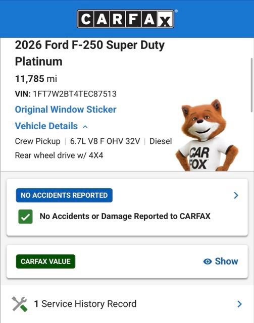 Used 2026 Ford F250 Platinum AWD/4WD image 4