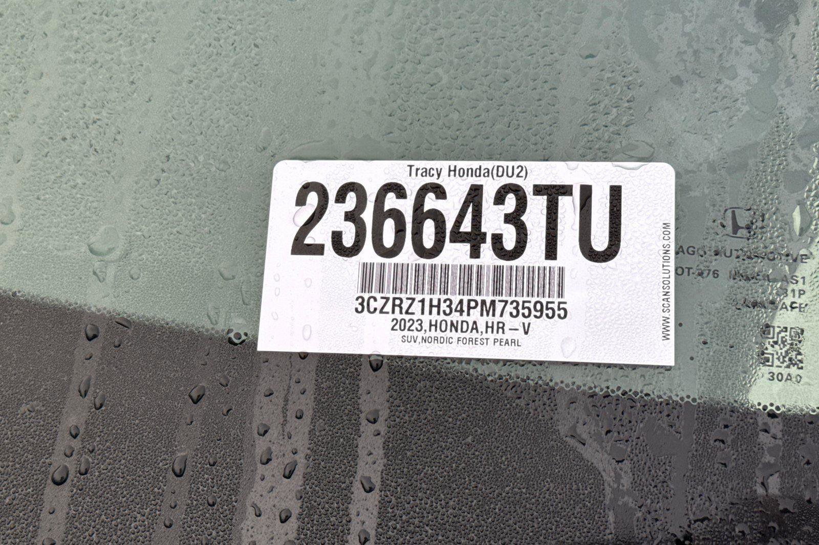 Certified 2023 Honda HR-V LX image 3