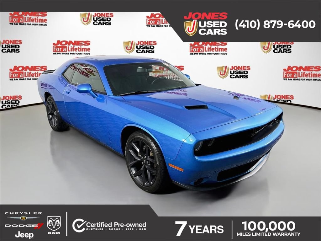 Used 2023 Dodge Challenger SXT w/ Blacktop Package RWD image 1