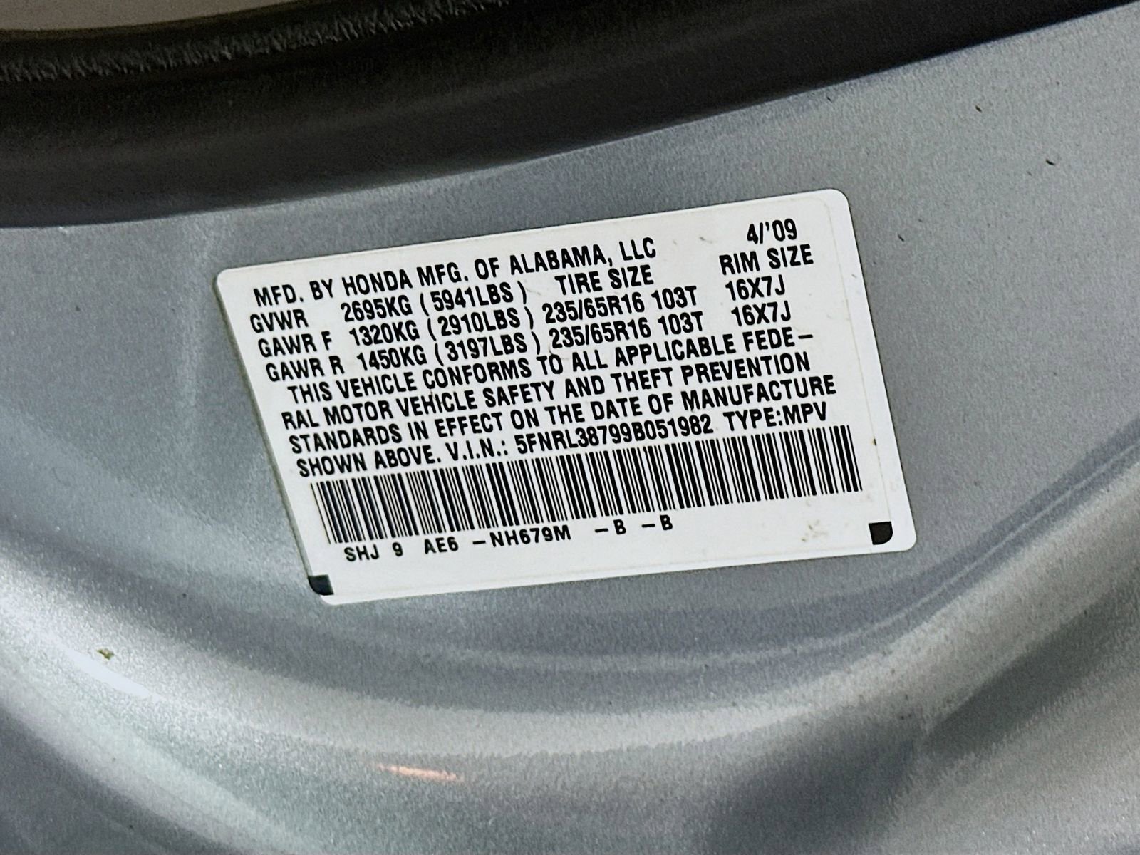 Used 2009 Honda Odyssey EX-L image 34