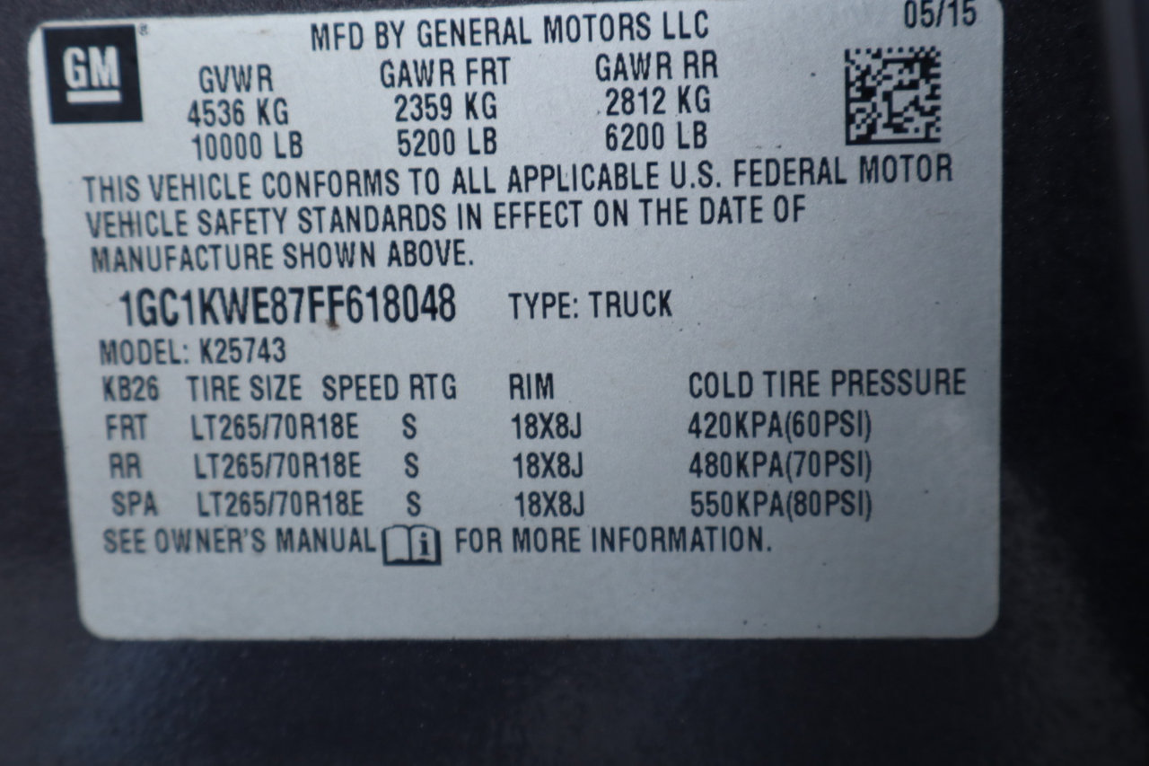 Used 2015 Chevrolet Silverado 2500 LTZ w/ Duramax Plus Package image 47