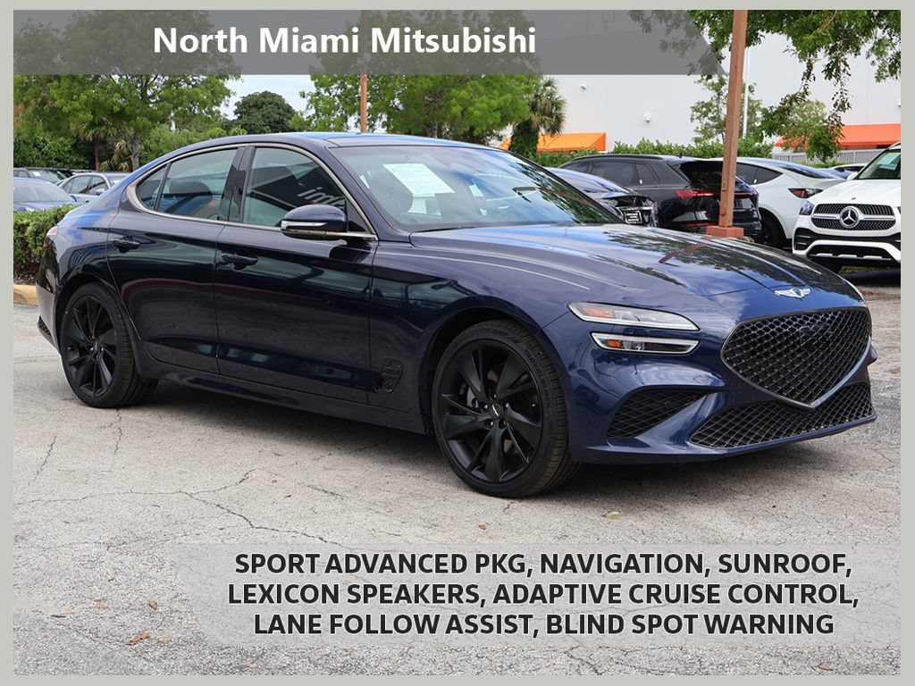 Used 2023 Genesis G70 3.3T w/ Sport Advanced Package RWD image 1