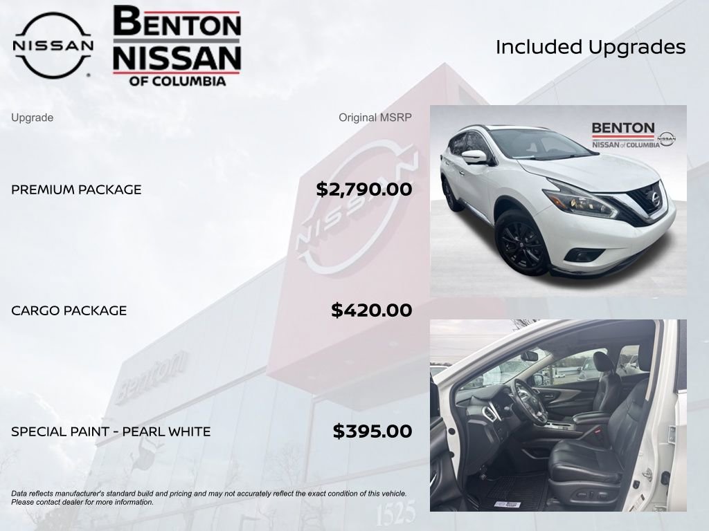 Used 2018 Nissan Murano SV w/ Premium Package image 6