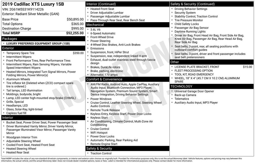 Used 2019 Cadillac XTS Luxury image 19