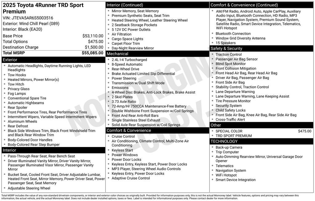 Certified 2025 Toyota 4Runner TRD Sport Premium image 4