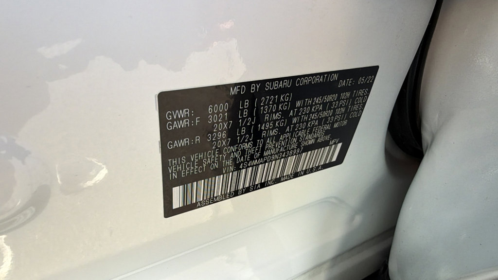 Used 2022 Subaru Ascent Limited w/ Technology Package image 30