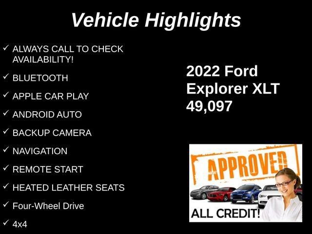 Used 2022 Ford Explorer XLT w/ Equipment Group 202A AWD/4WD image 10