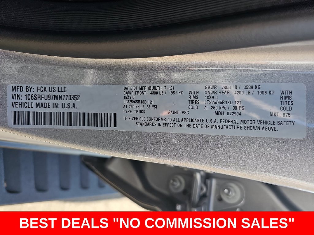 Used 2021 RAM 1500 TRX w/ TRX Level 2 Equipment Group AWD/4WD image 41
