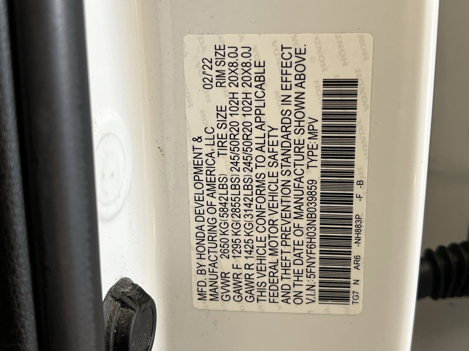 Used 2022 Honda Pilot Elite image 42