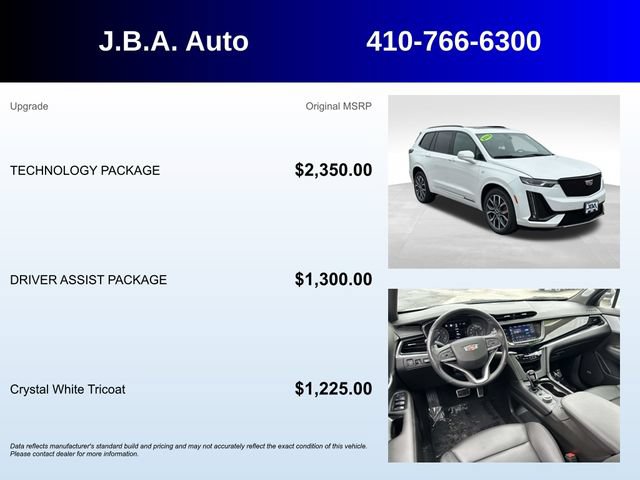 Used 2024 Cadillac XT6 Sport w/ Technology Package AWD/4WD image 5