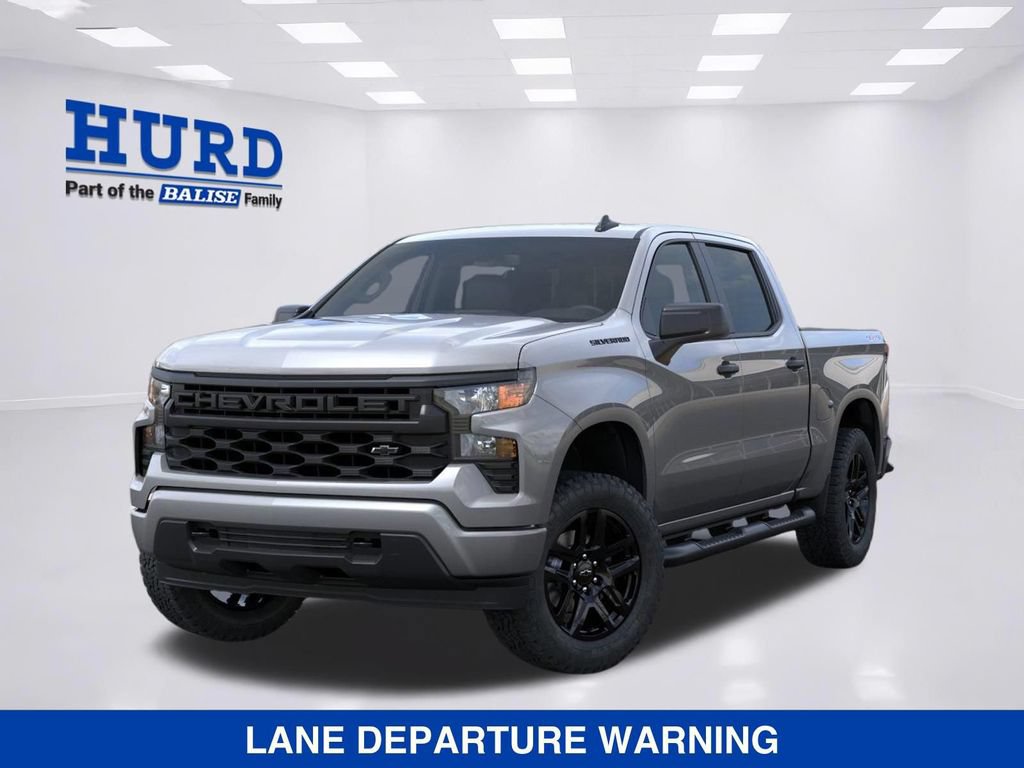 New 2026 Chevrolet Silverado 1500 Custom w/ Turbomax Blackout Package AWD/4WD image 11