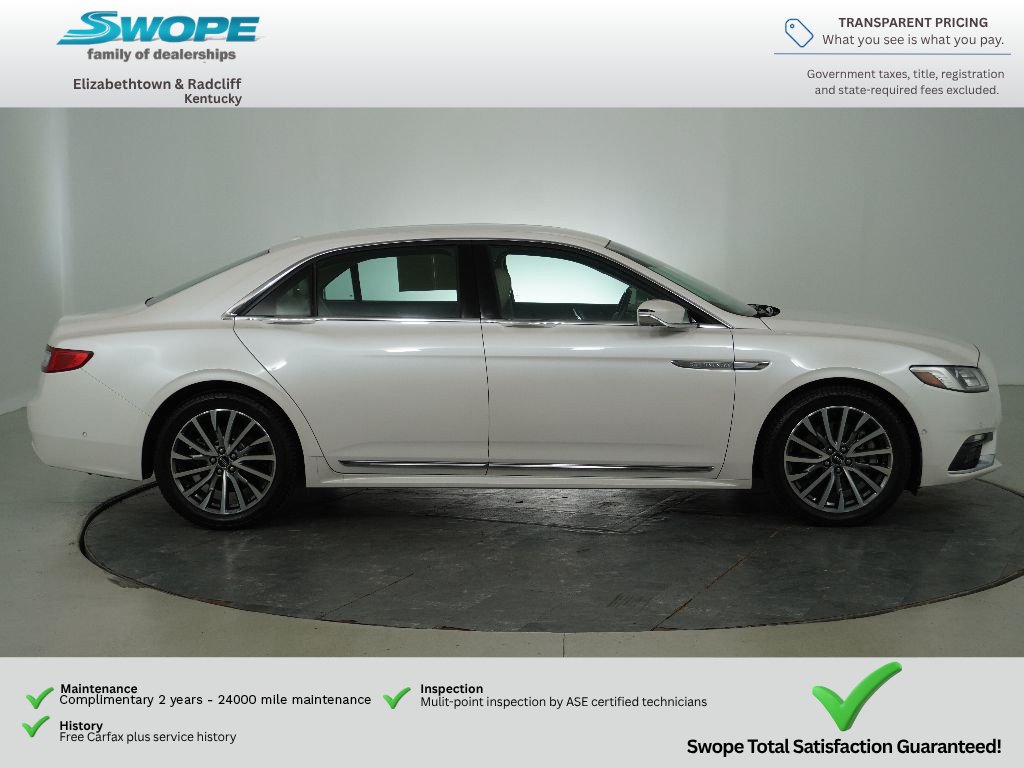 Used 2017 Lincoln Continental Select w/ Technology Package FWD image 2