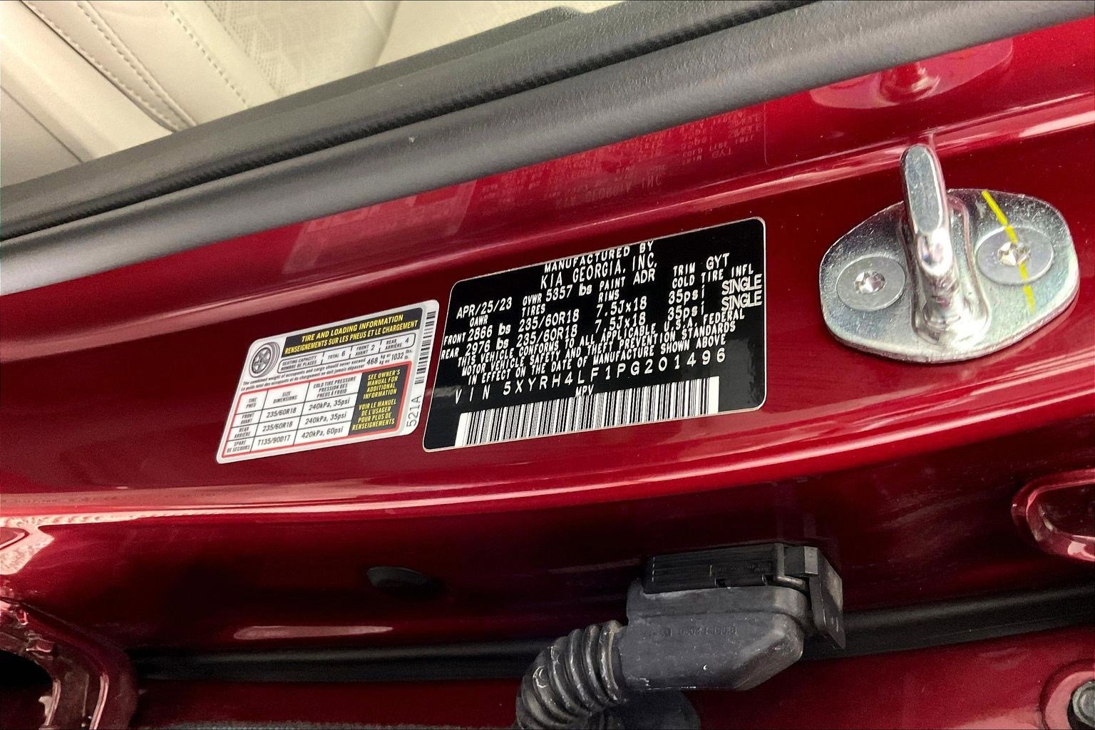 Certified 2023 Kia Sorento EX w/ Panoramic Sunroof Package image 19