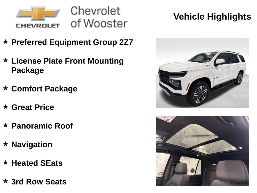 New 2026 Chevrolet Tahoe Z71 w/ Comfort Package AWD/4WD image 2