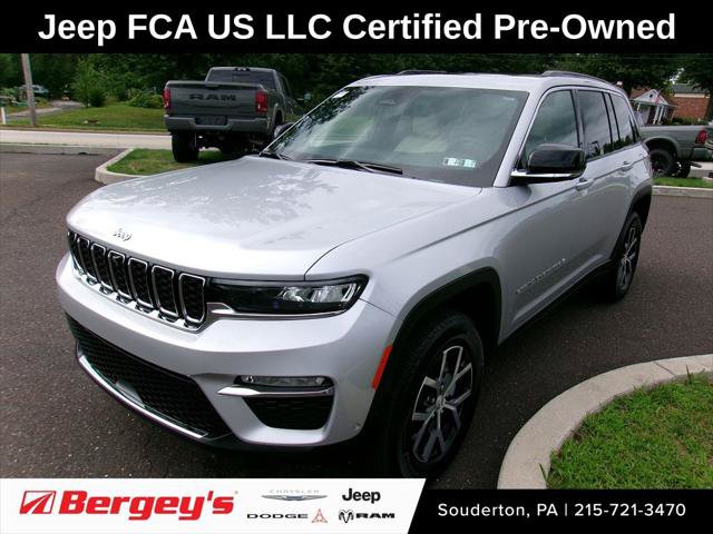 Certified 2025 Jeep Grand Cherokee Limited w/ Luxury Tech Group II AWD/4WD image 1