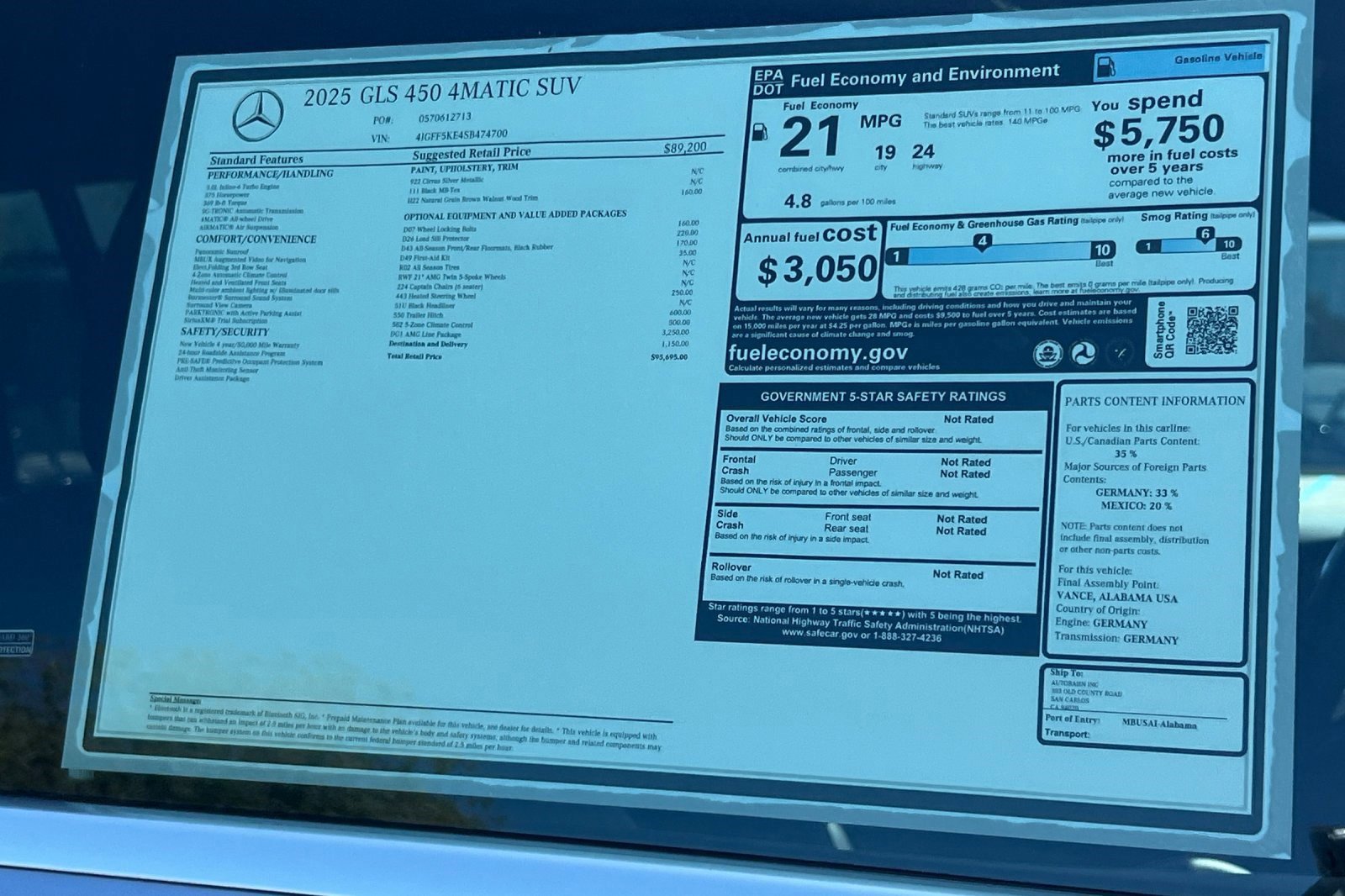 Used 2025 Mercedes-Benz GLS 450 GLS 450 image 30