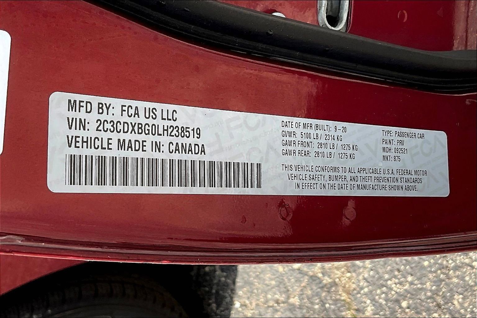 Used 2020 Dodge Charger SXT w/ Blacktop Package RWD image 18