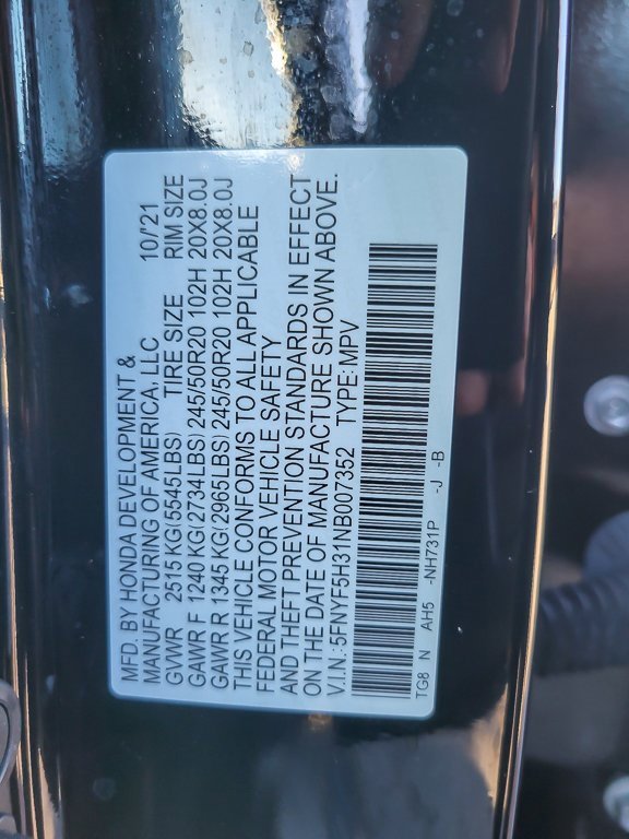 Used 2022 Honda Pilot Sport image 23