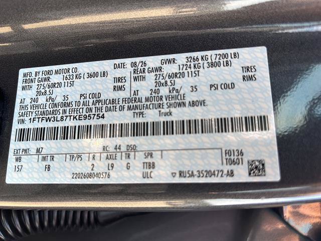 New 2026 Ford F150 XLT w/ Equipment Group 302A MID AWD/4WD image 20