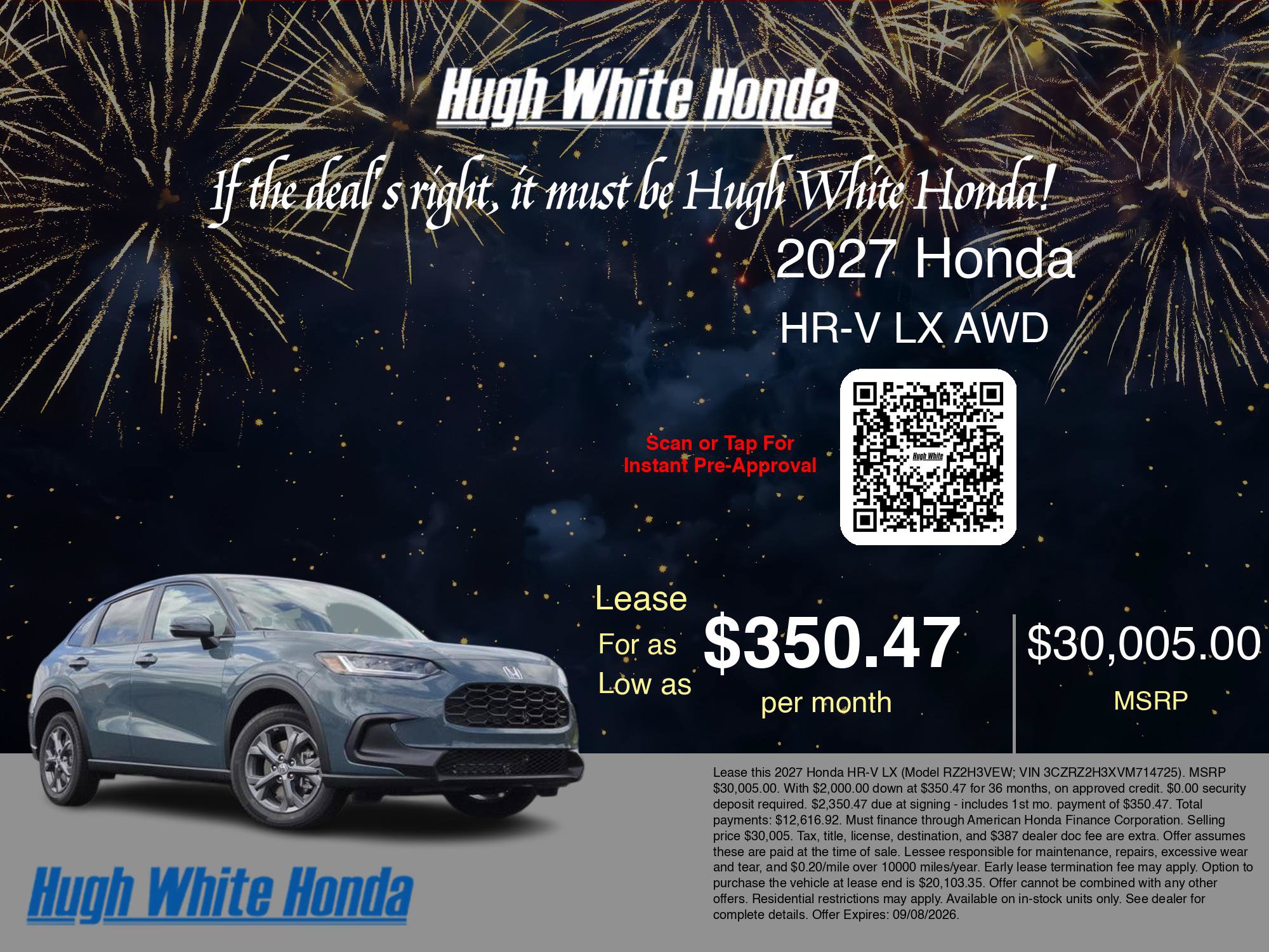 New 2027 Honda HR-V LX image 3
