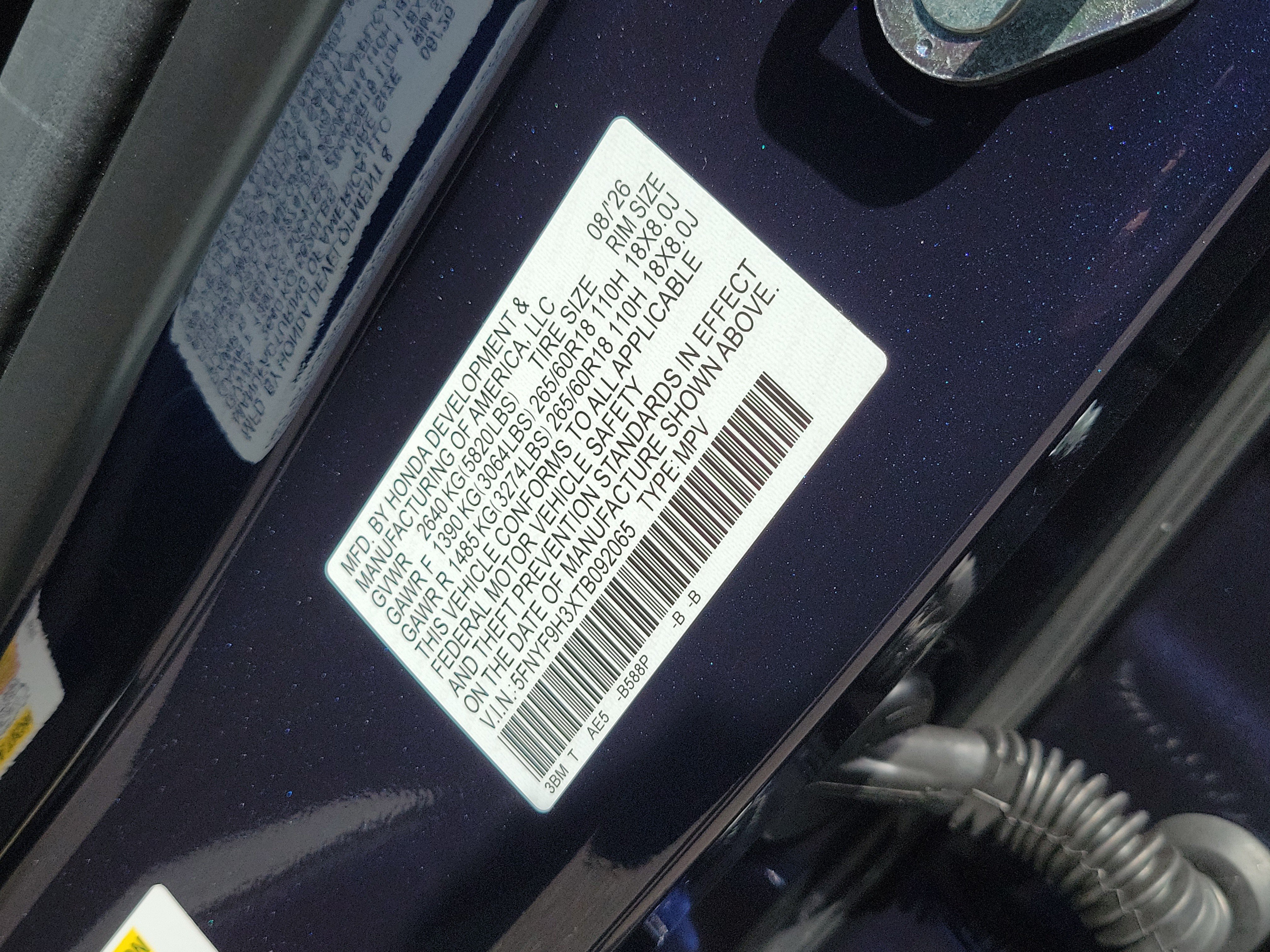 New 2026 Honda Passport RTL image 32
