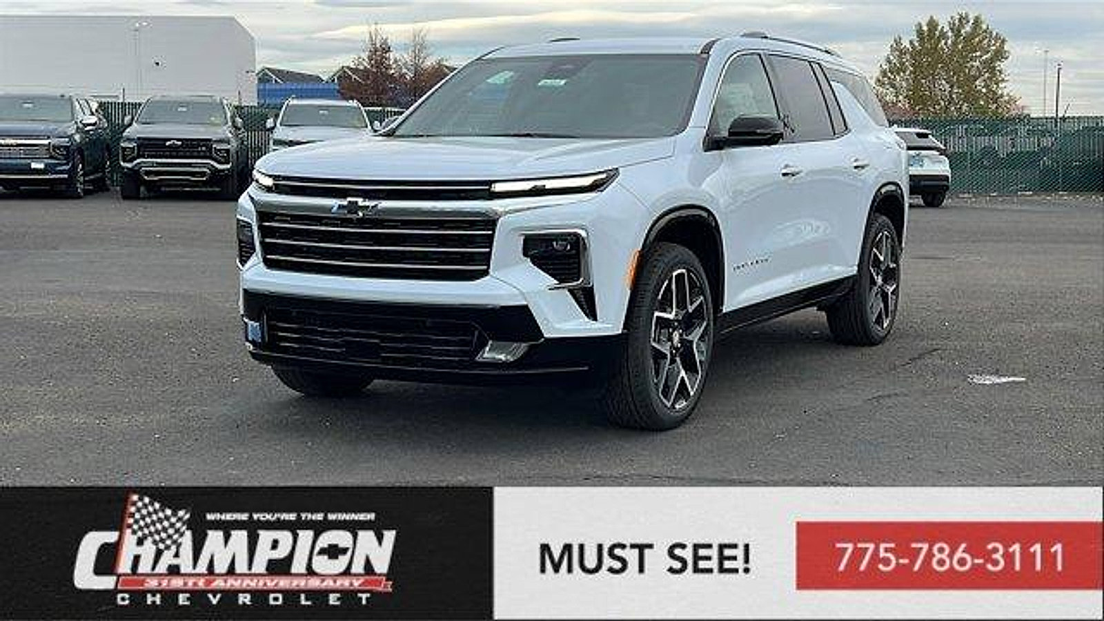 New 2026 Chevrolet Traverse High Country w/ LPO, Floor Liner Package