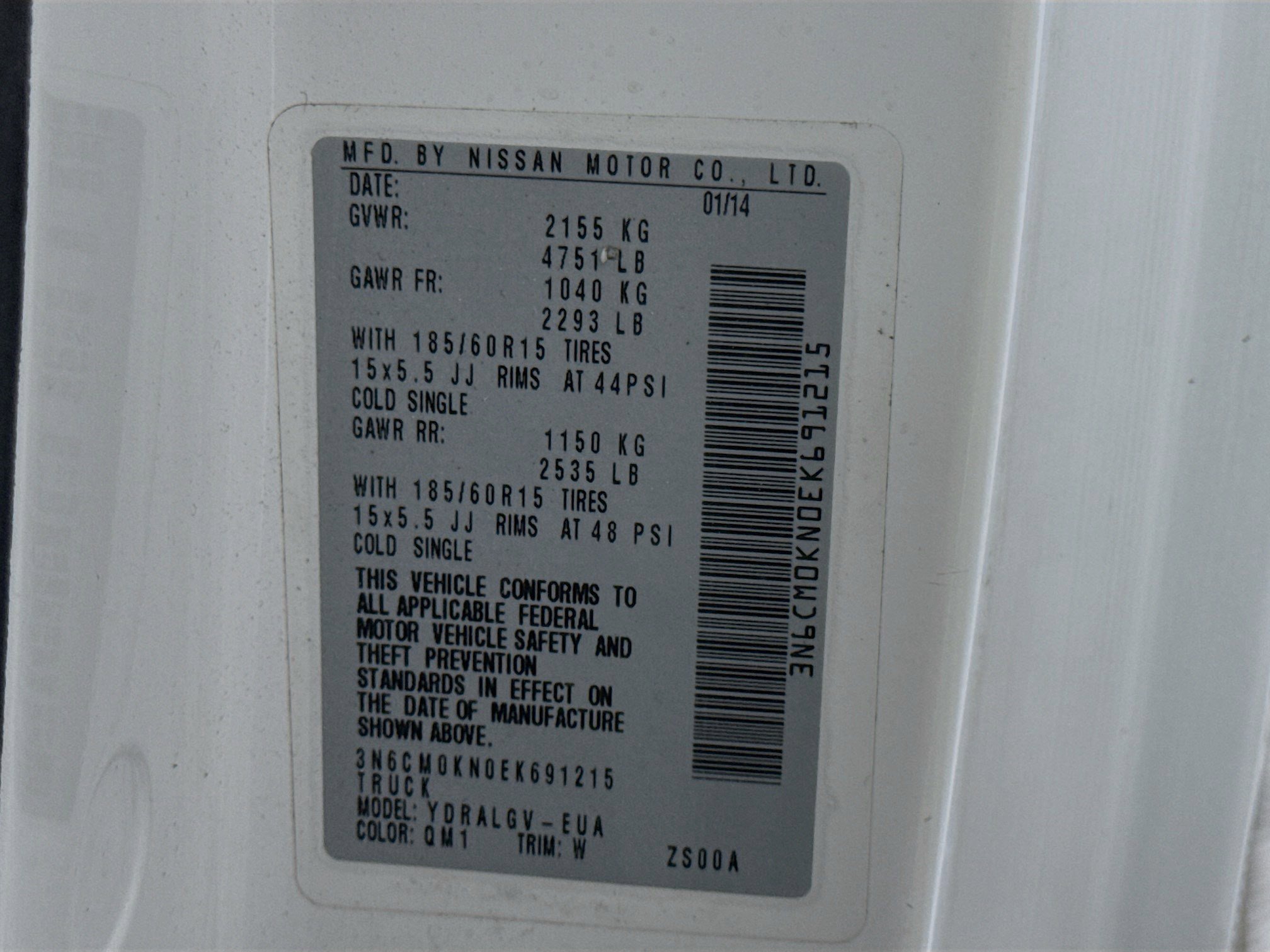 Used 2014 Nissan NV200 SV w/ Exterior Appearance Package image 38