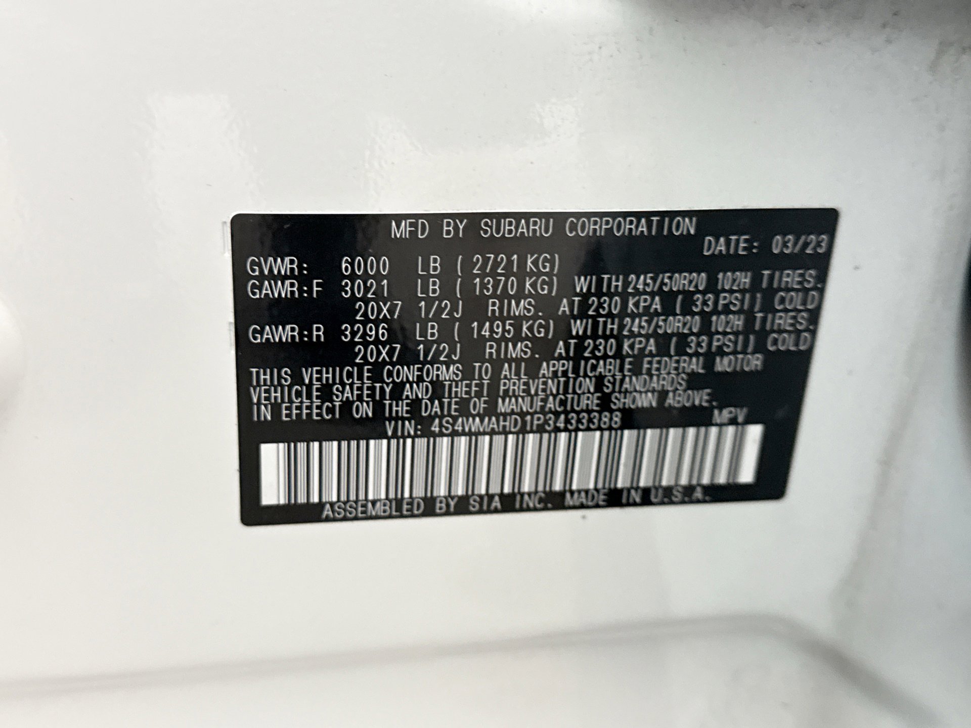 Used 2023 Subaru Ascent Onyx Edition image 25