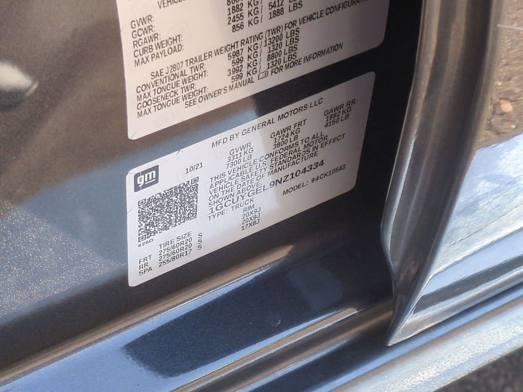 Used 2022 Chevrolet Silverado 1500 LTZ w/ LTZ Premium Package image 36