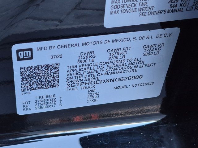 Used 2022 GMC Sierra 1500 Denali w/ Denali Reserve Package RWD image 26