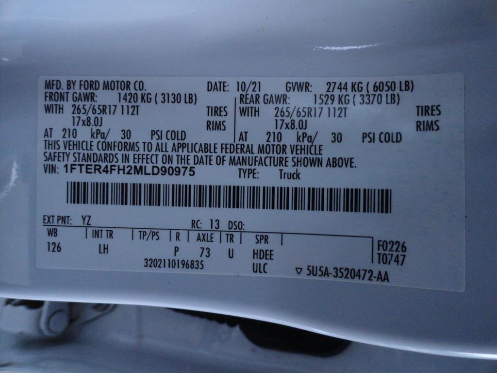 Used 2021 Ford Ranger XLT w/ Equipment Group 301A Mid AWD/4WD image 22