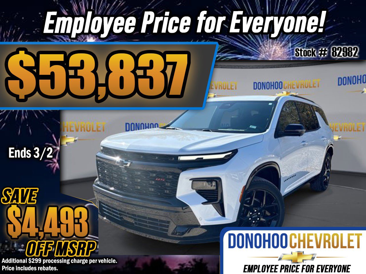 New 2026 Chevrolet Traverse RS image 1