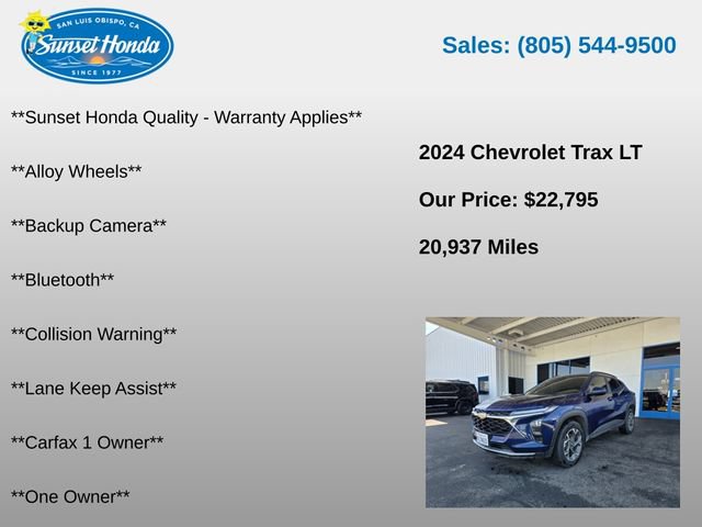 Used 2024 Chevrolet Trax LT w/ Driver Confidence Package FWD image 5