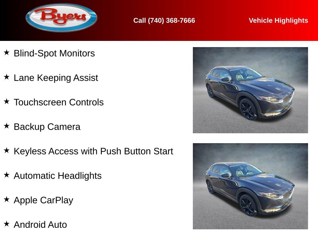 Used 2024 MAZDA CX-30 AWD 2.5 S w/ Select Sport Pkg image 10