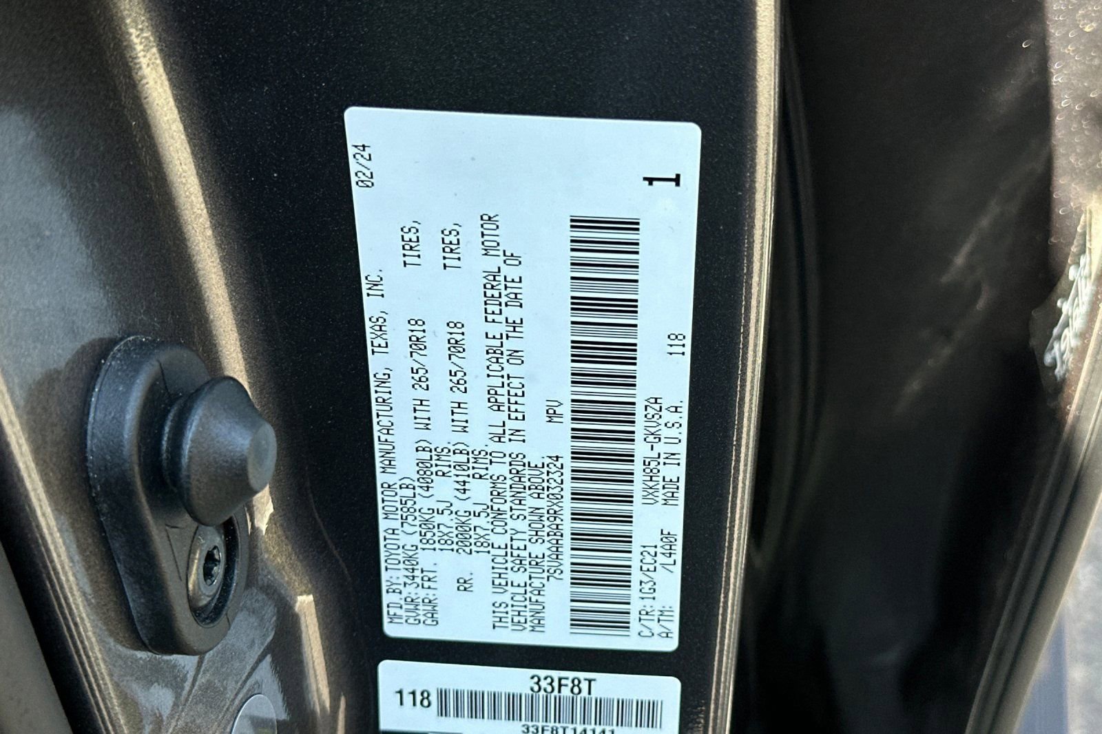 Used 2024 Toyota Sequoia SR5 w/ SR5 Premium Package AWD/4WD image 31